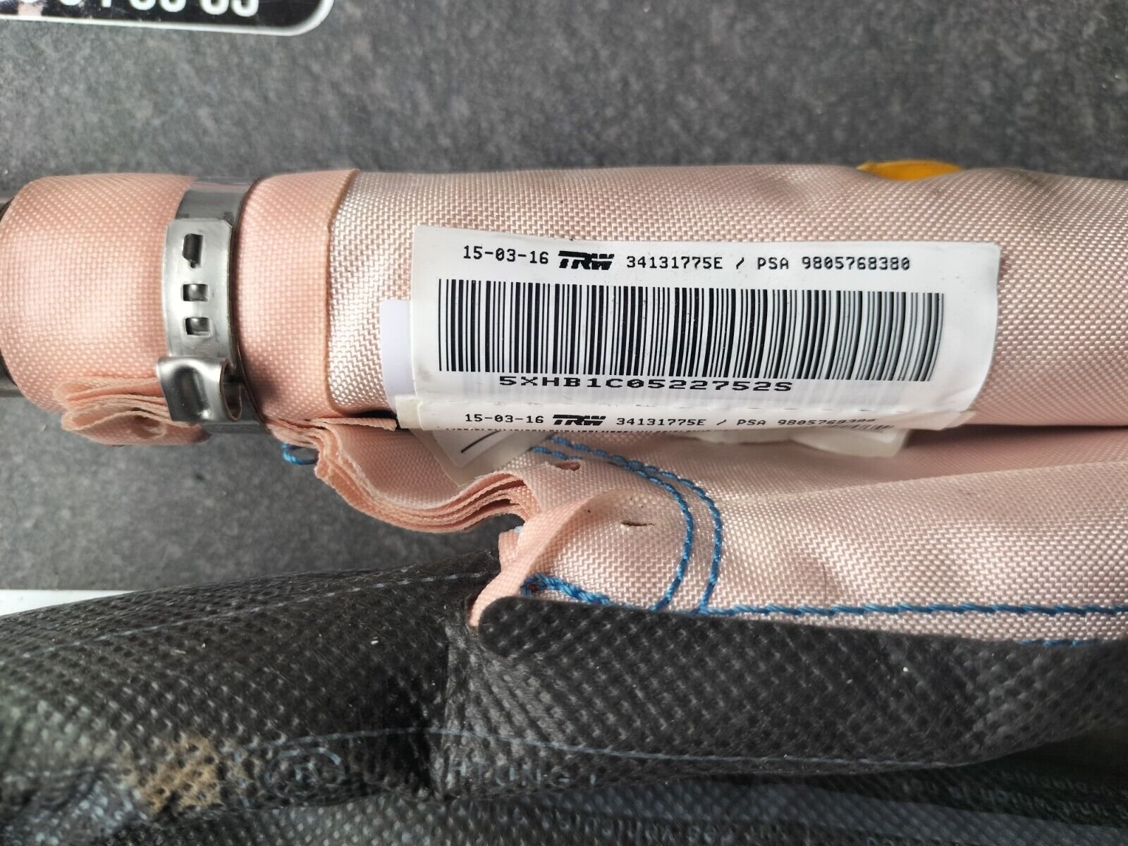 AIRBAG RIDEAU LATERAL DROIT PEUGEOT 308 SW II 2016 9805768380 , 34131775E