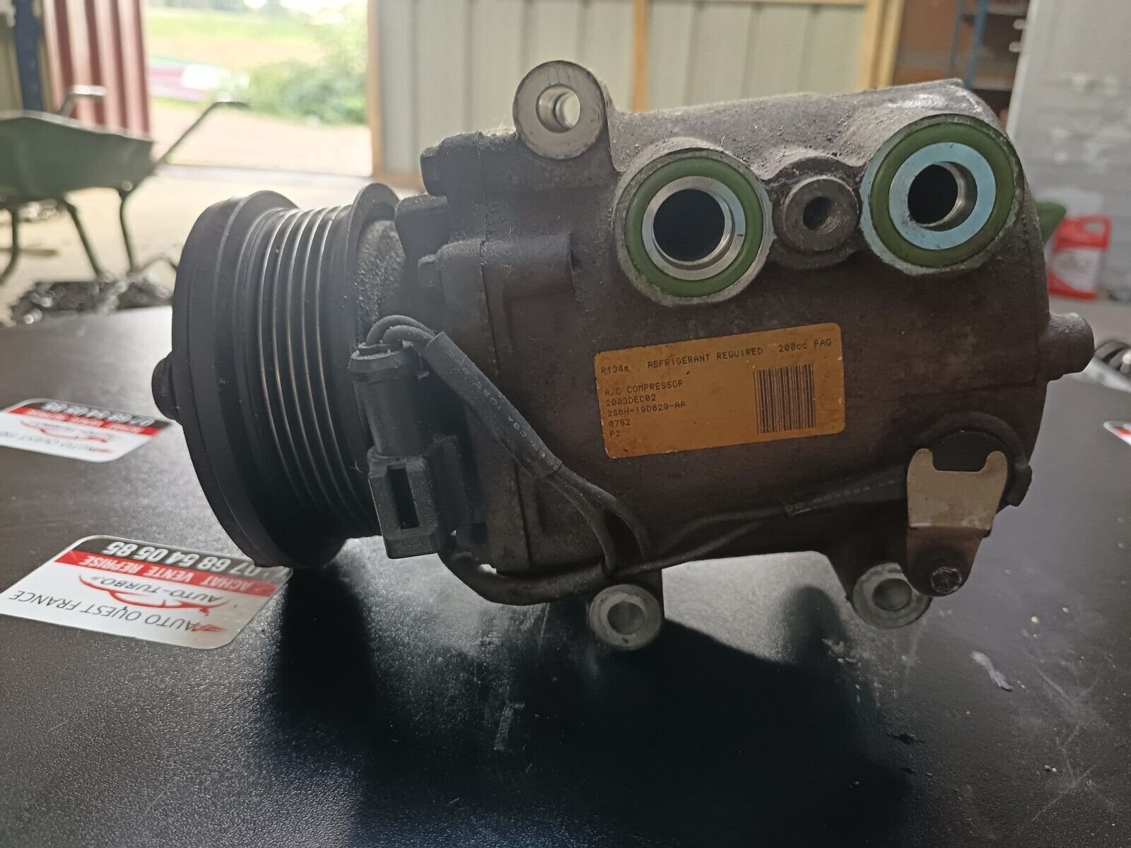 COMPRESSEUR DE CLIMATISATION FORD FIESTA 1.3 ESSENCE REFERENCE: 2S6H-19D629-AA