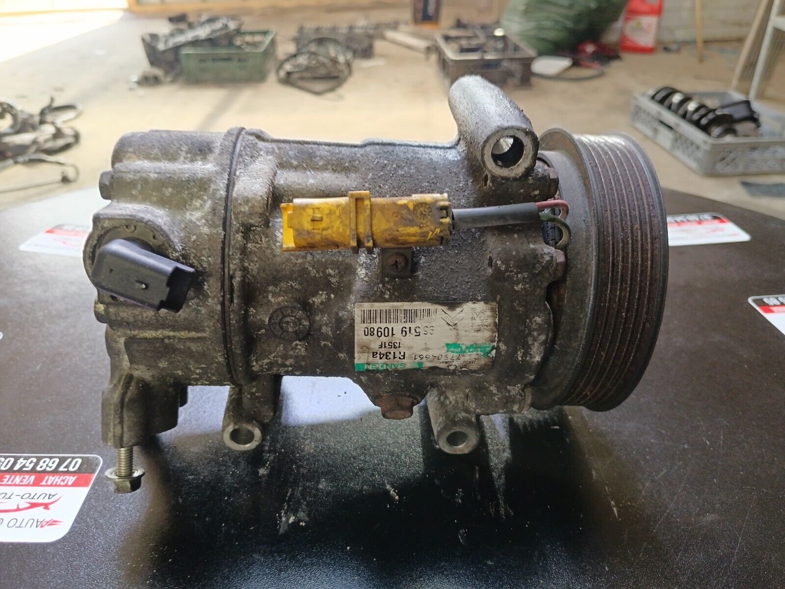 COMPRESSEUR DE CLIMATISATION PSA  1.6HDI REFERENCE: 9651910980