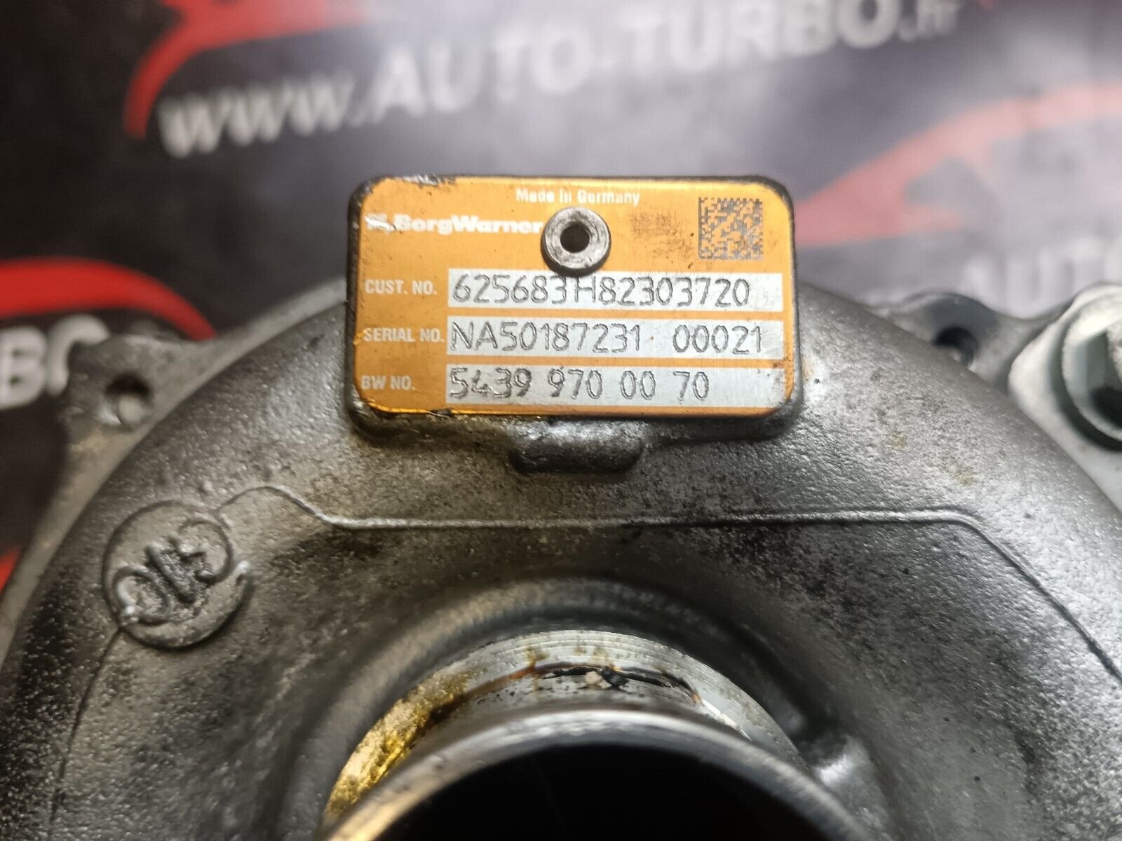 TURBOCOMPRESSEUR RENAULT NISSAN 1.5DCI REFERENCE: 54399700070