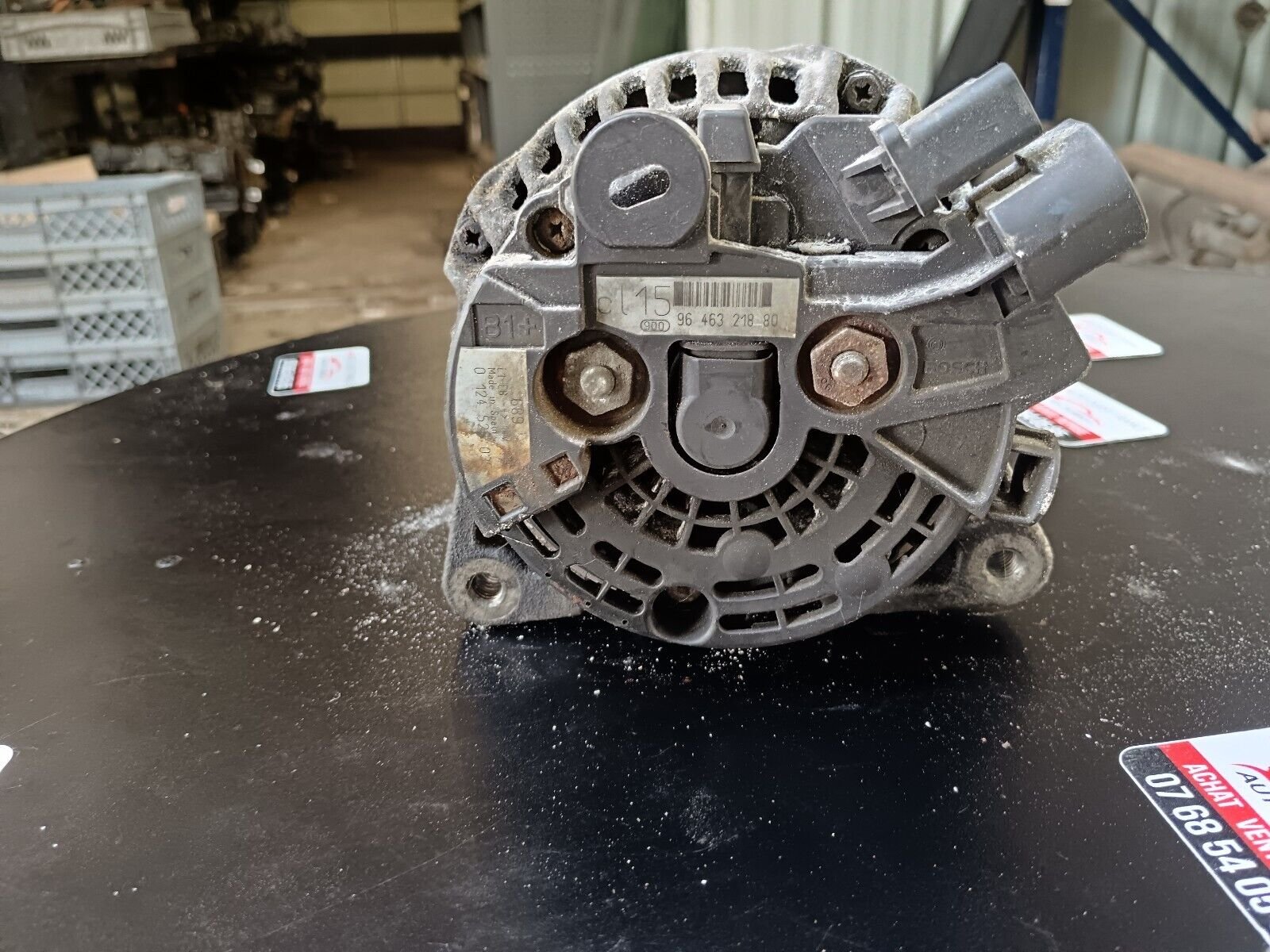 ALTERNATEUR  PSA 1.6HDI 90CH POULIE A REMPLACER REFERENCE: 9646321880