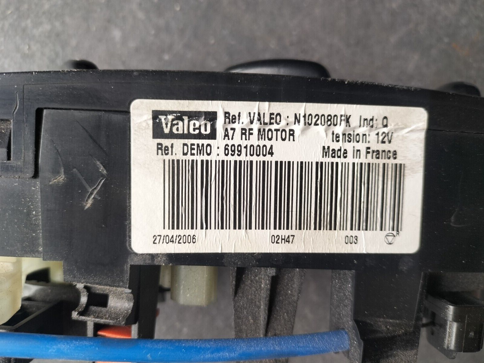 UNITE COMMANDE CLIM/CHAUFFAGE PEUGEOT 207 69910004