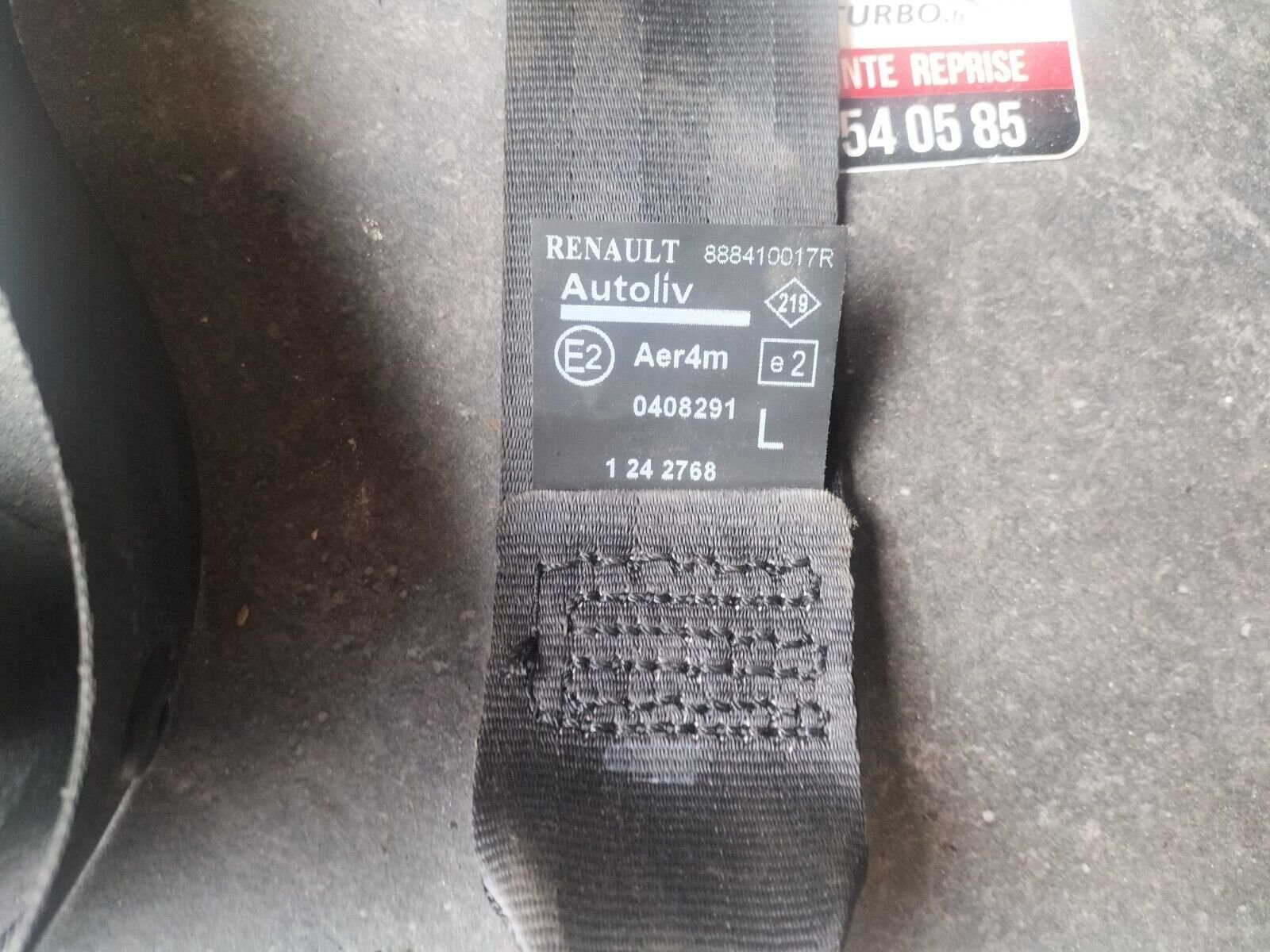 CEINTURE DE SECURITE ARRIERE GAUCHE RENAULT SCENIC III 888410017R