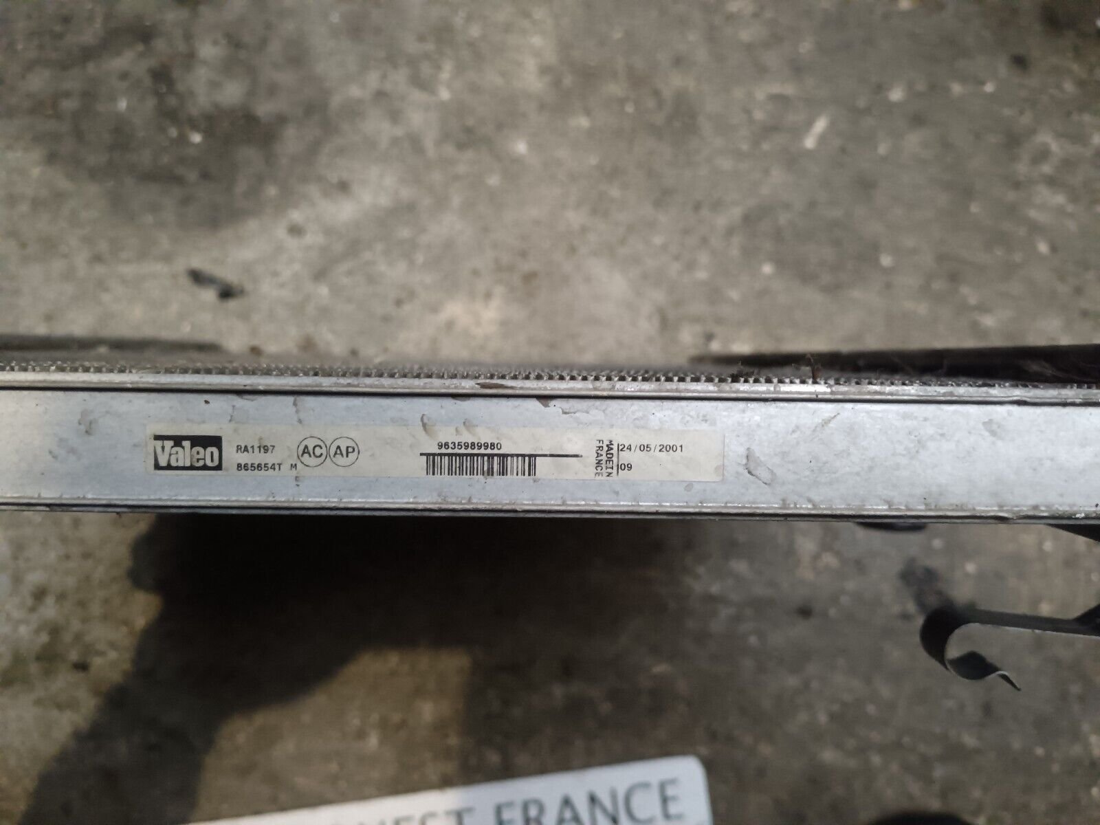 RADIATEUR EAU PEUGEOT 406 REFERENCE: 9680533480