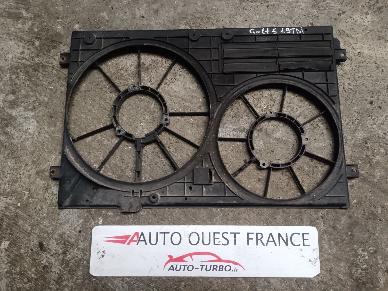 SUPPORT VENTILATEUR VOLKSWAGEN GOLF V 1.9TDI REFERENCE: 1K0121207