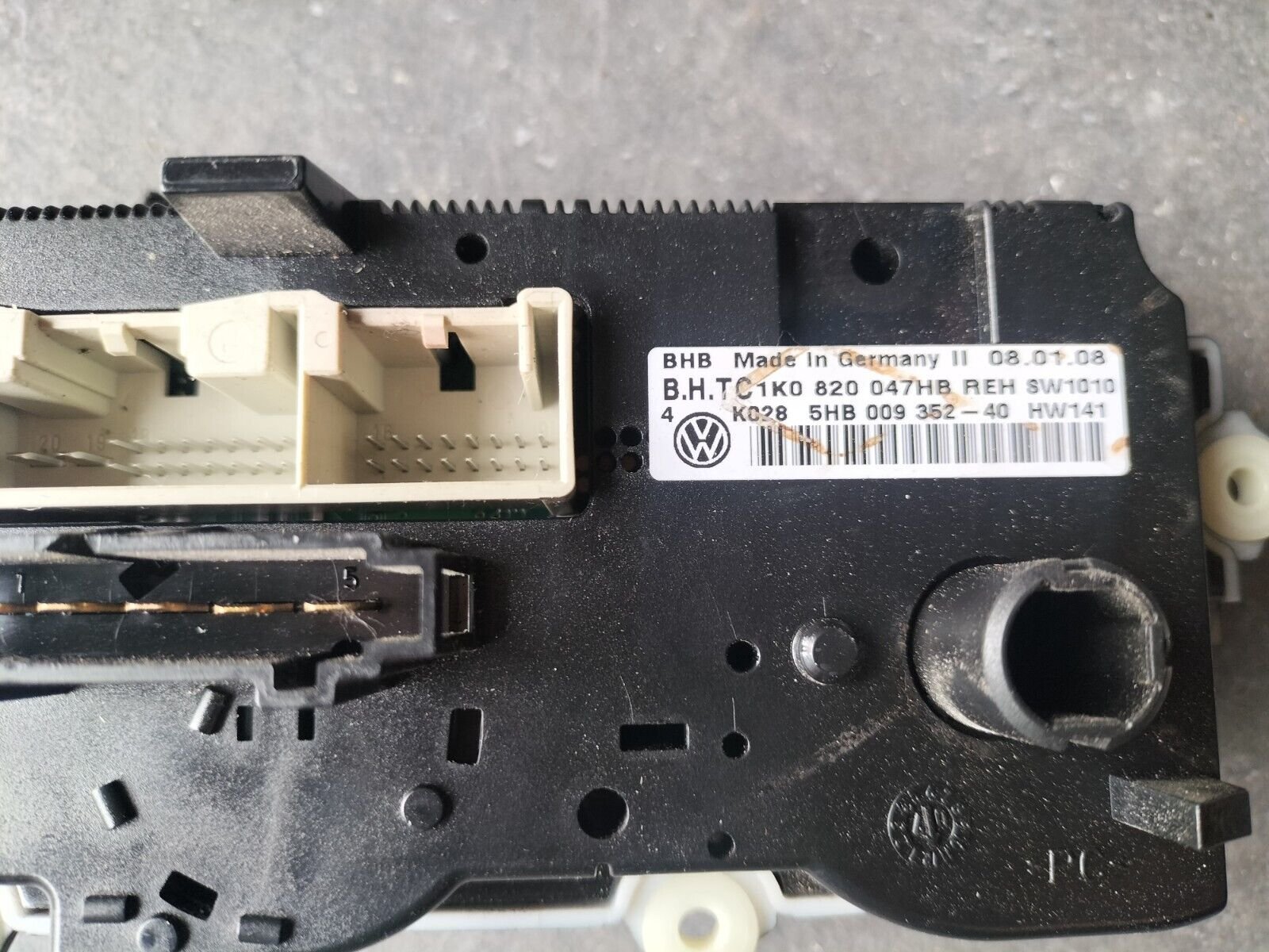 UNITE COMMANDE CLIM/CHAUFFAGE VOLKSWAGEN EOS, PASSAT 1K0820047HB