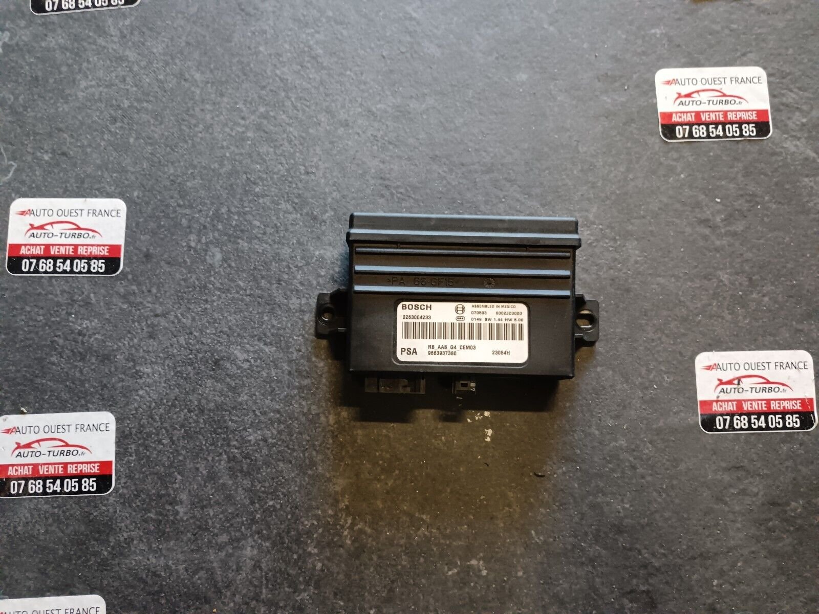 MODULE ELECTRONIQUE CITROEN C4 PICASSO REFERENCE: 0263004233