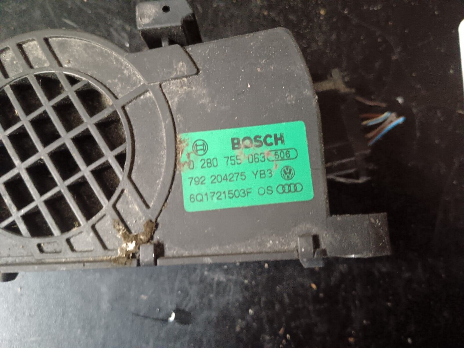 PEDALIER D'ACCELERATION VOLKSWAGEN POLO IV REFERENCE: 6Q1721503