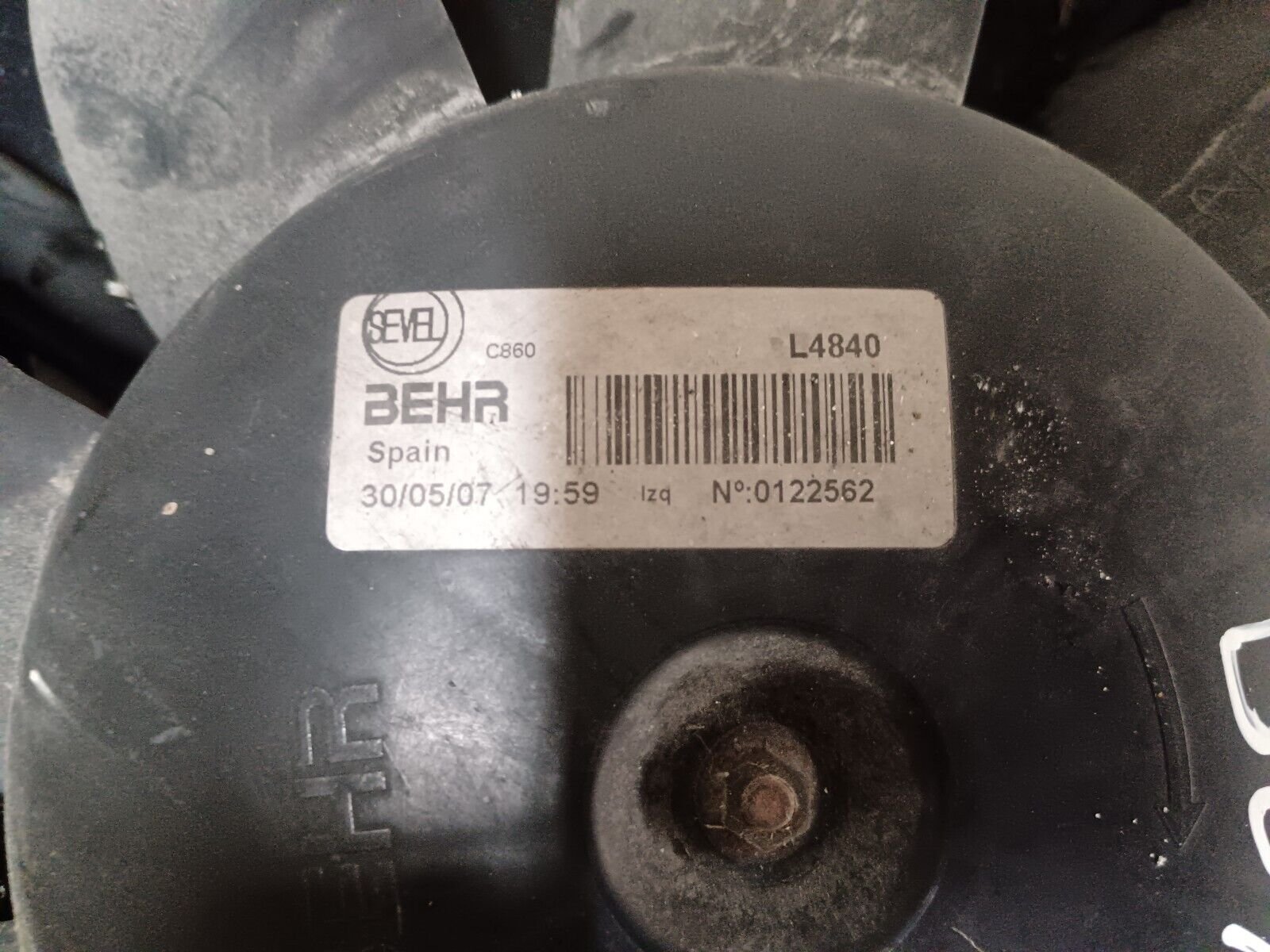 VENTILATEUR BOXER JUMPER DUCATO 2.2HDI REFERENCE: L4840