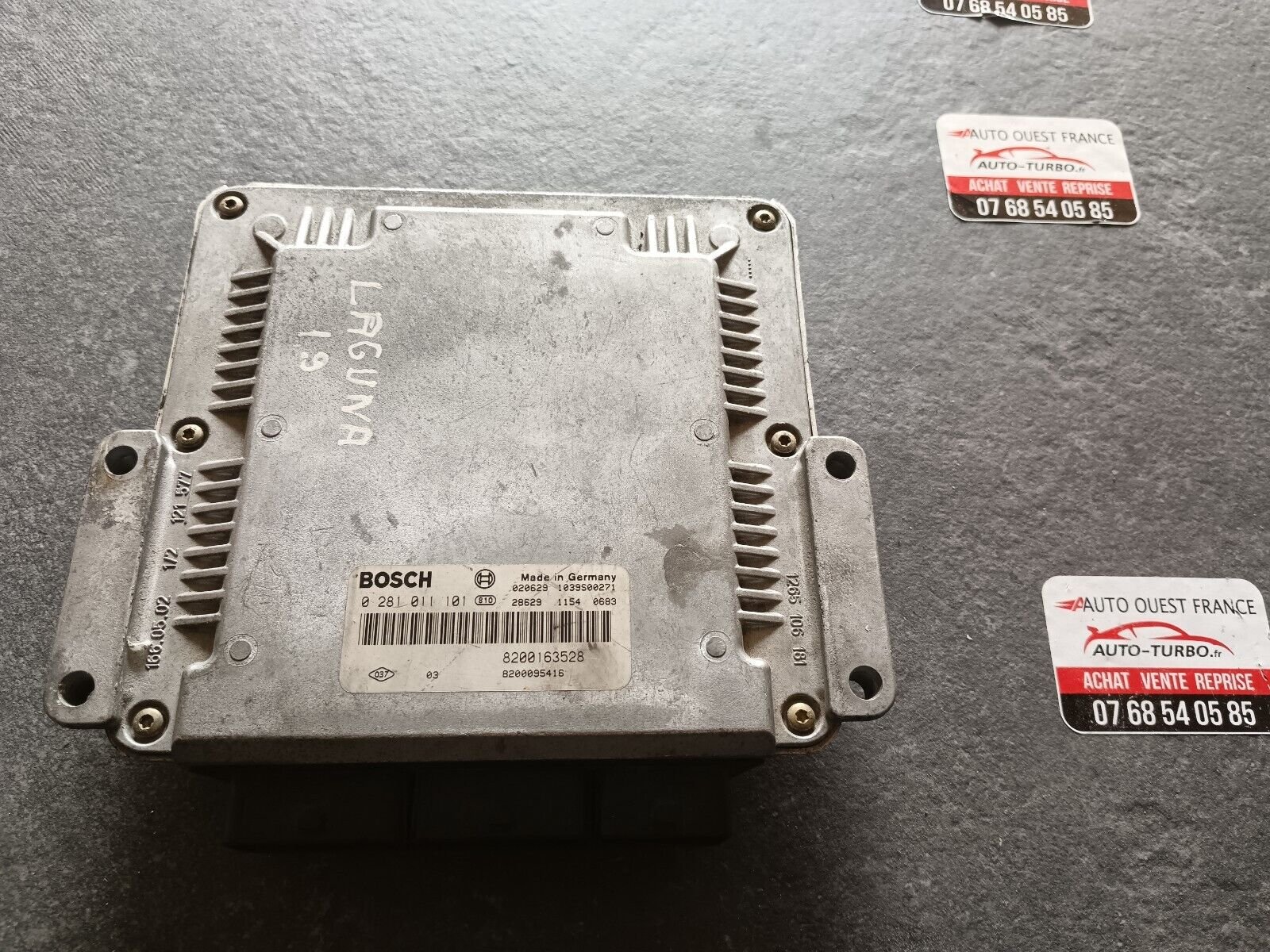 CALCULATEUR ECU RENAULT LAGUNA 1.9DCI REFERENCE: 8200163528