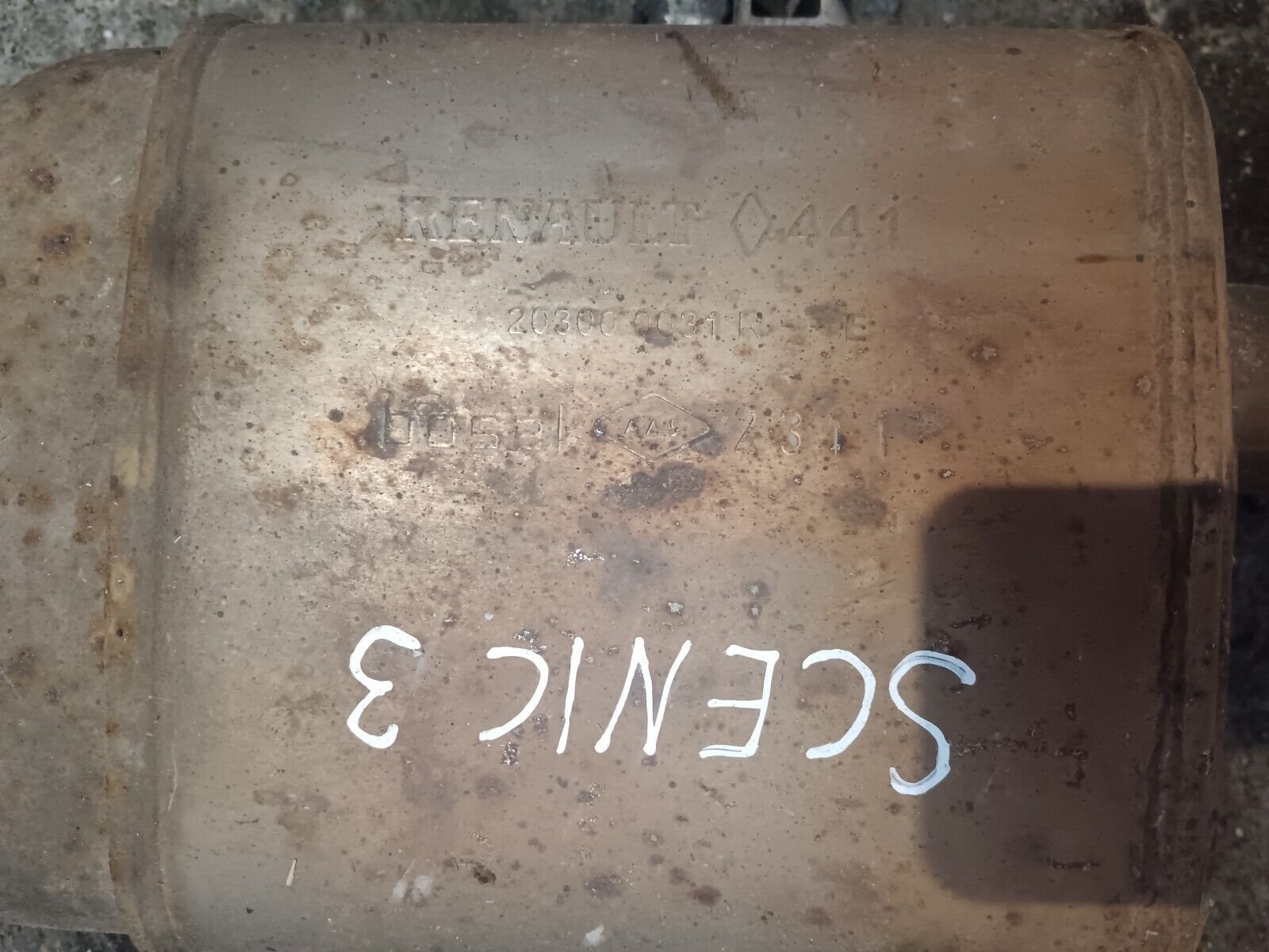 LIGNE D'ECHAPPEMENT INTERMEDIAIRE RENAULT SCENIC 3 REFERENCE: 72298985