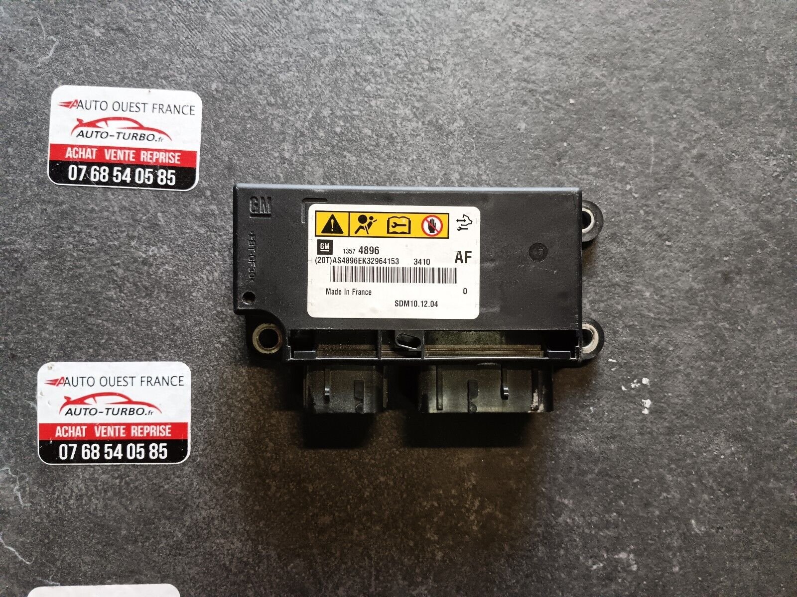 BOITIER CALCULATEUR AIRBAG OPEL ASTRA J REFERENCE: 13574896