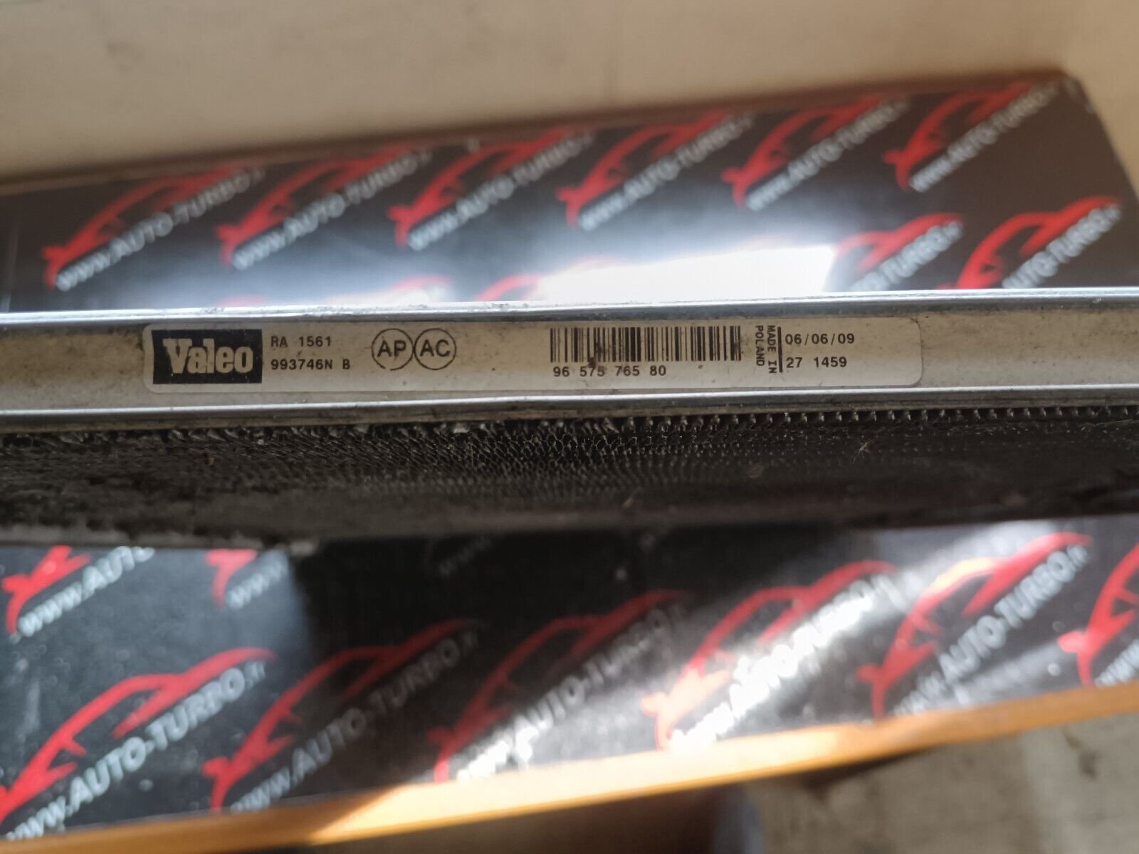 RADIATEUR EAU CITROEN C4 REFERENCE: 9657576580