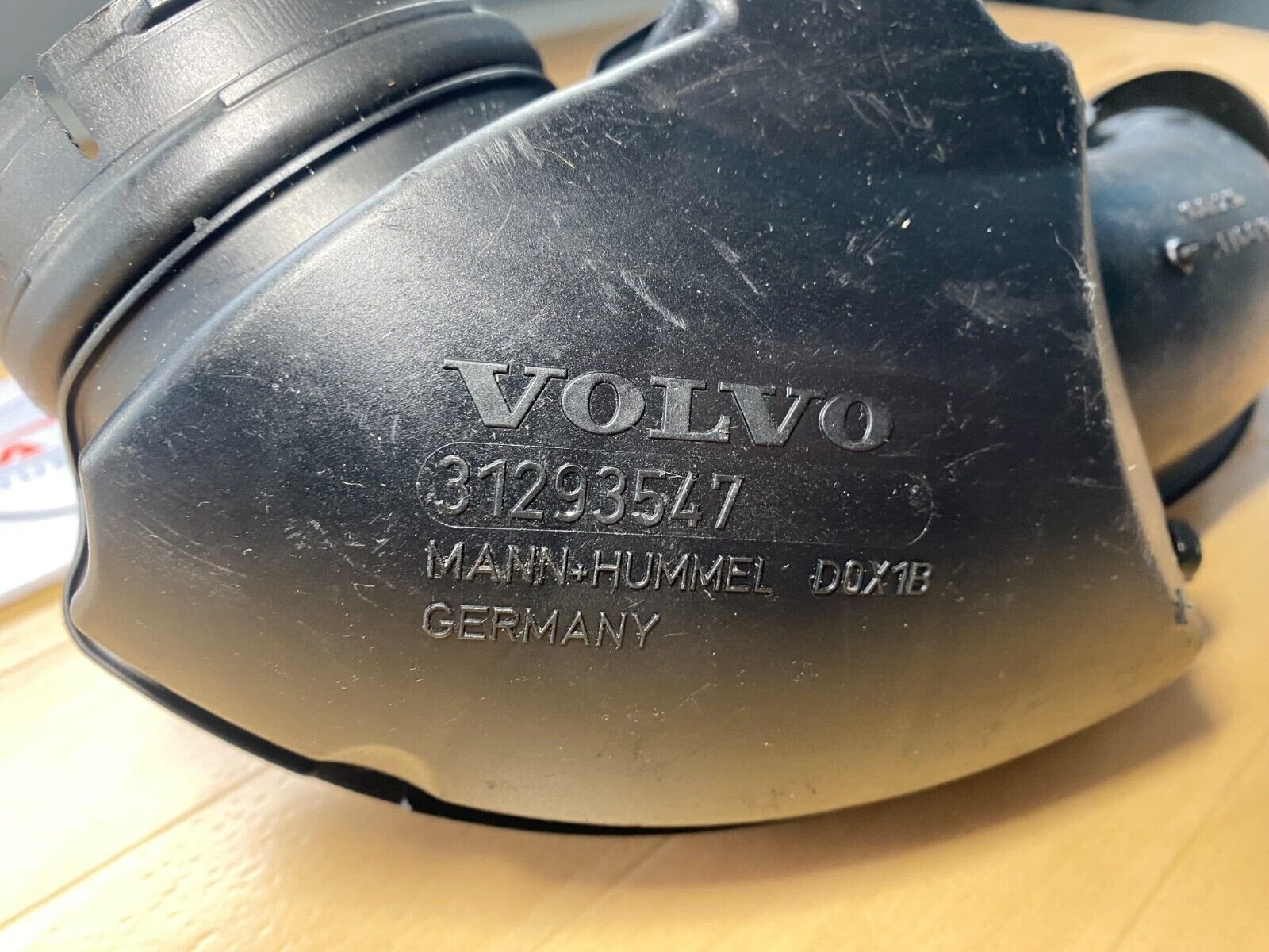 31293547 Conduit D'Air D'Admission Résonateur  2.0 110 KW Original Volvo