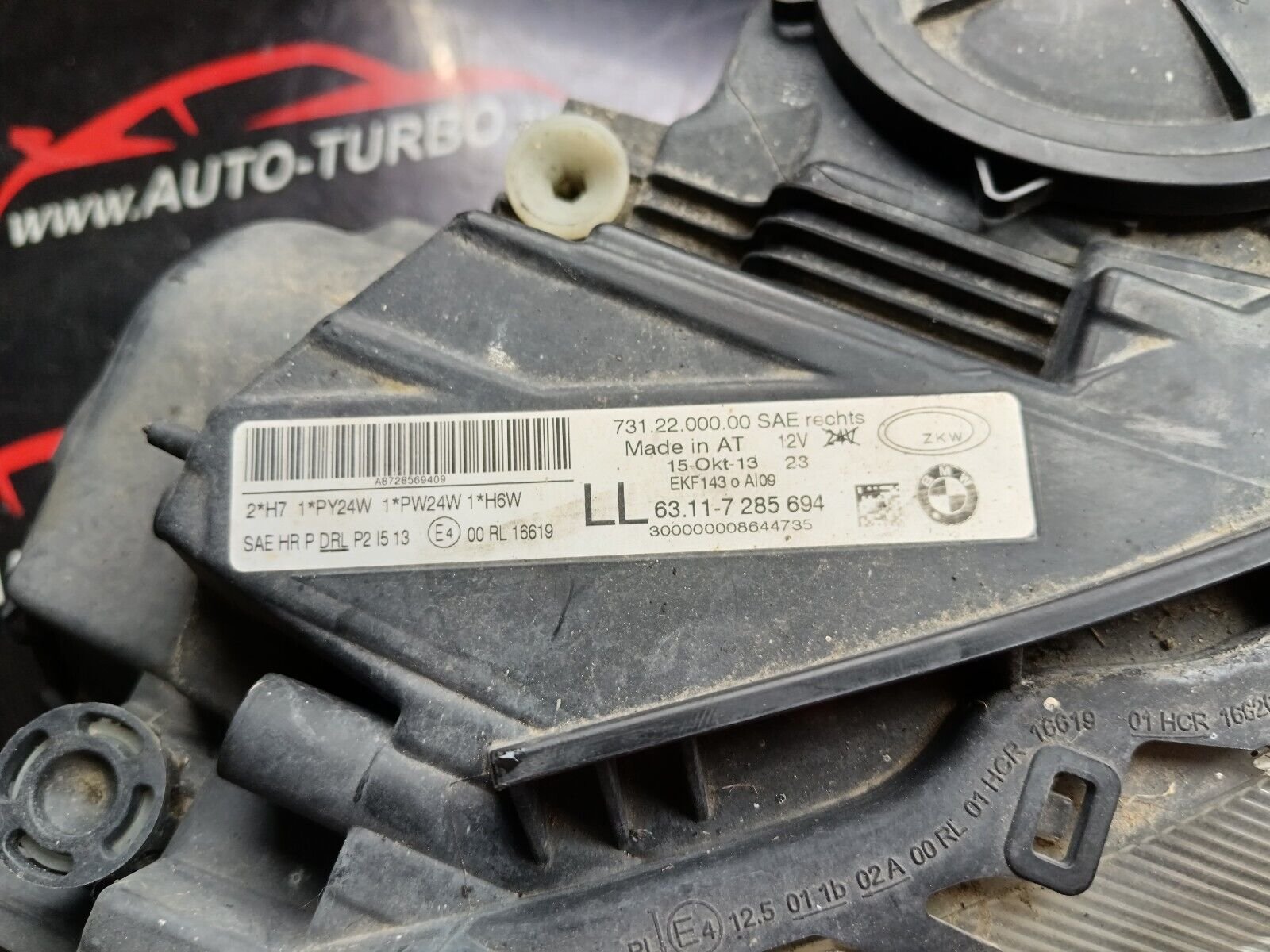 PHARE PROJECTEUR AVANT DROIT BMW 328i GT REFERENCE: 63.11-7285694