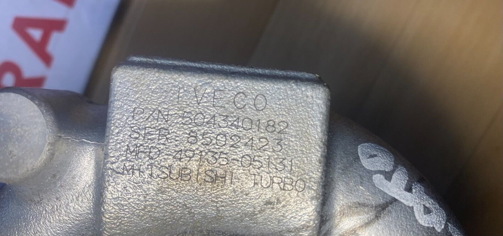 504340182 49135-05131Turbocompresseur pour FIAT IVECO 120 Multijet 2.3 D 120CV