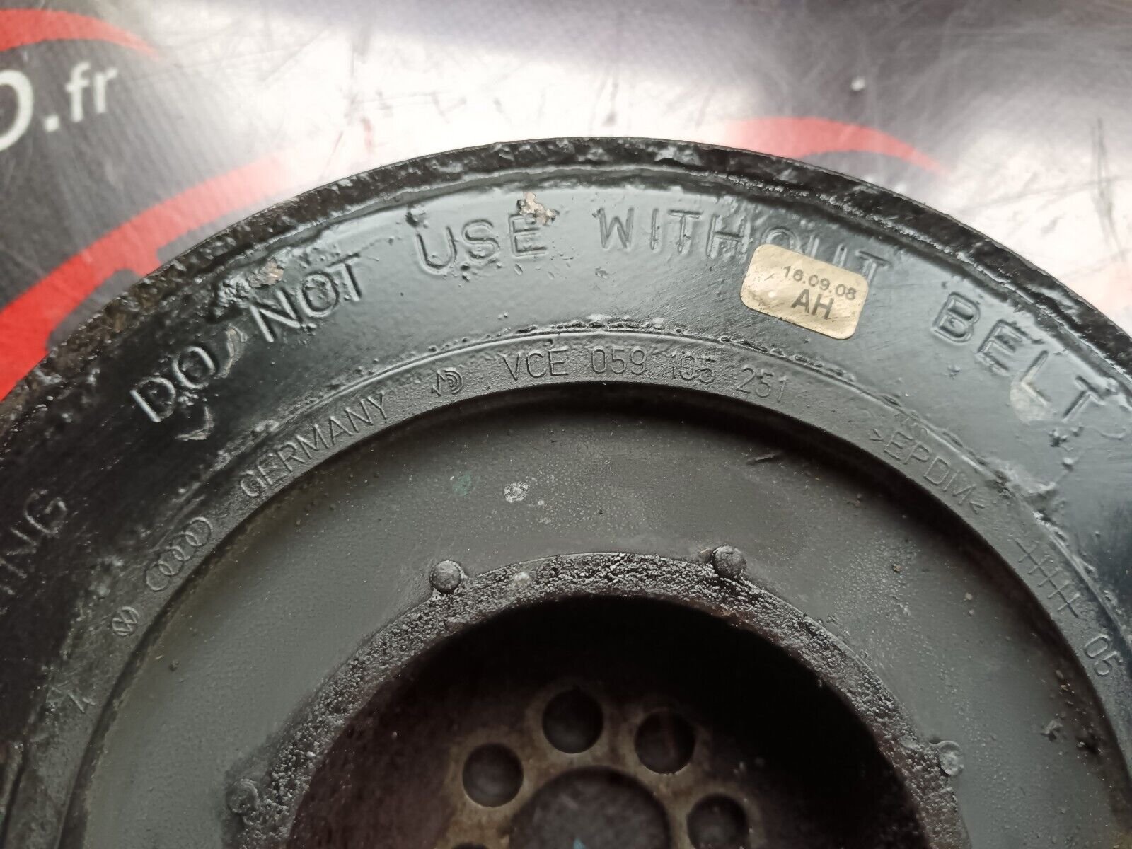 POULIE D'AMPER AUDI A5 3.0TDI 245CH REFERENCE: 059105251