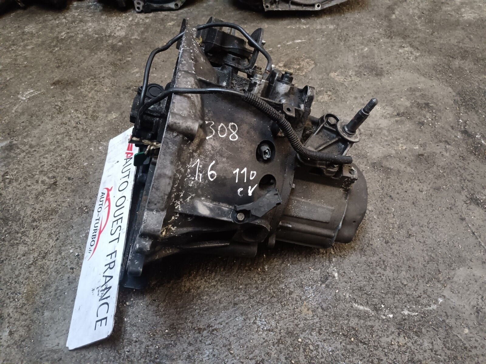 BOITE DE VITESSES PEUGEOT 308 1.6HDI 110CH REFERENCE: 9431337021