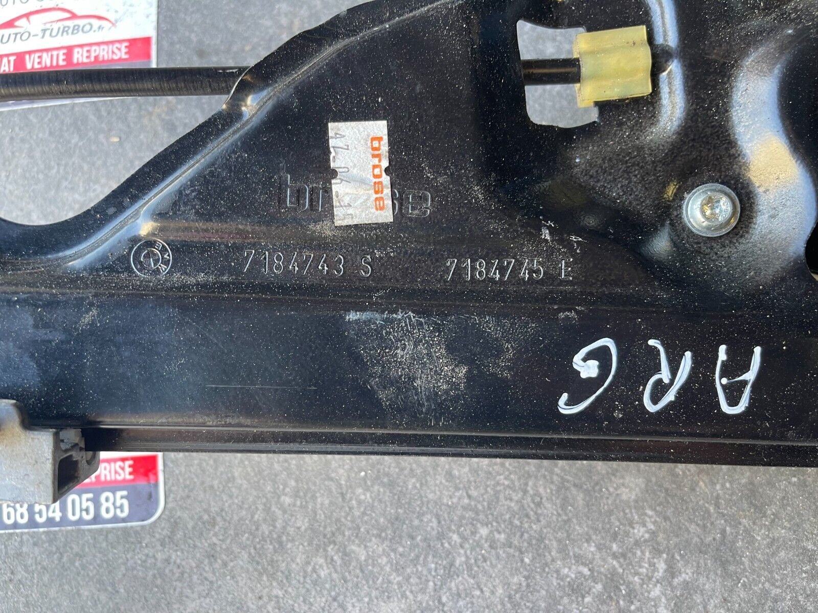 SYSTEME LEVE VITRE ARRIERE GAUCHE BMW E60 REFERENCE: 7184745