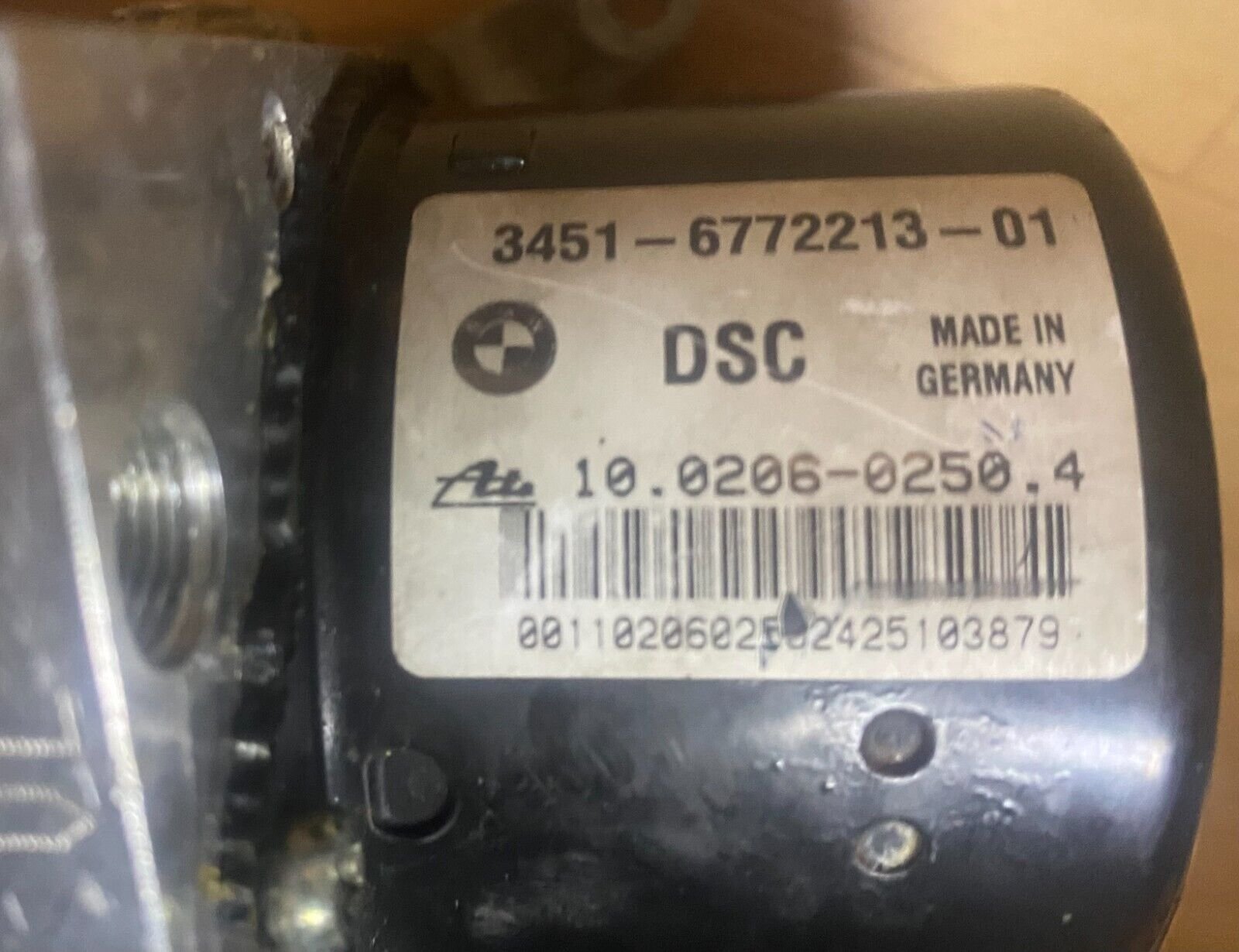 34516772213 01 34526772214 BMW 318 d 122CV ABS pompe bloc hydraulique BLOCK ABS