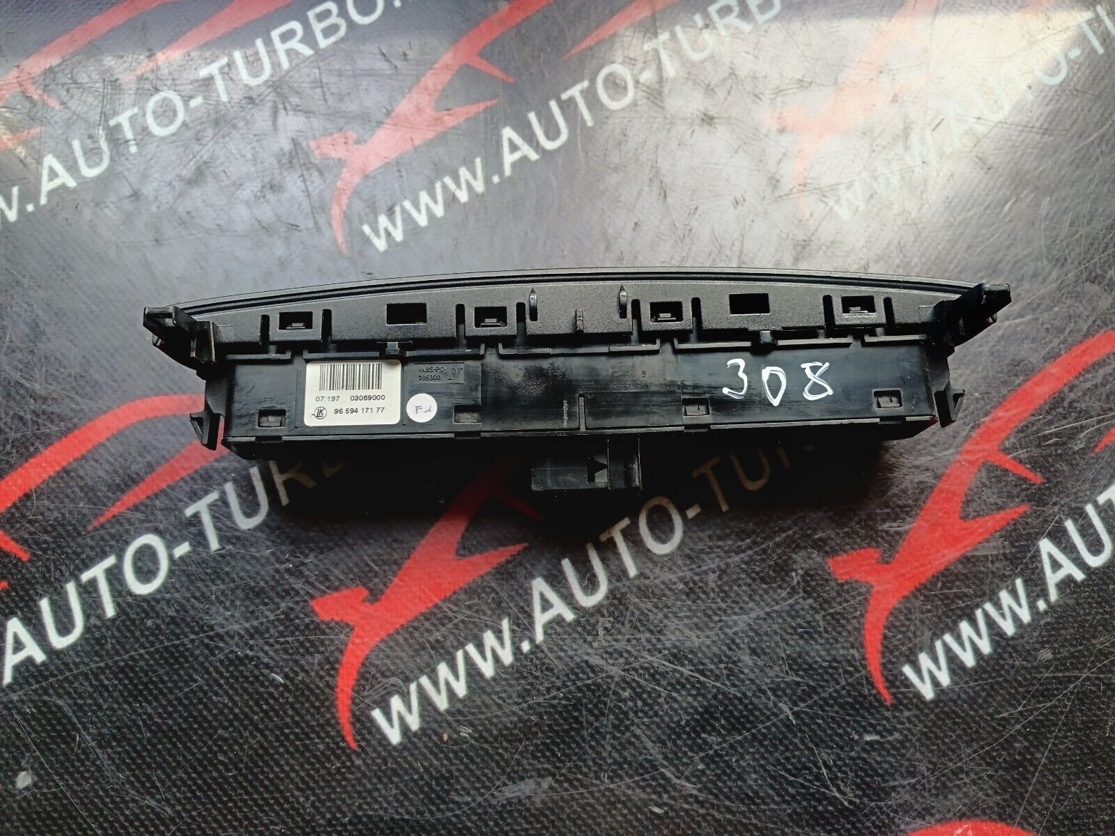 BOUTON DE WARNING PEUGEOT 308 REFERENCE: 9659417177