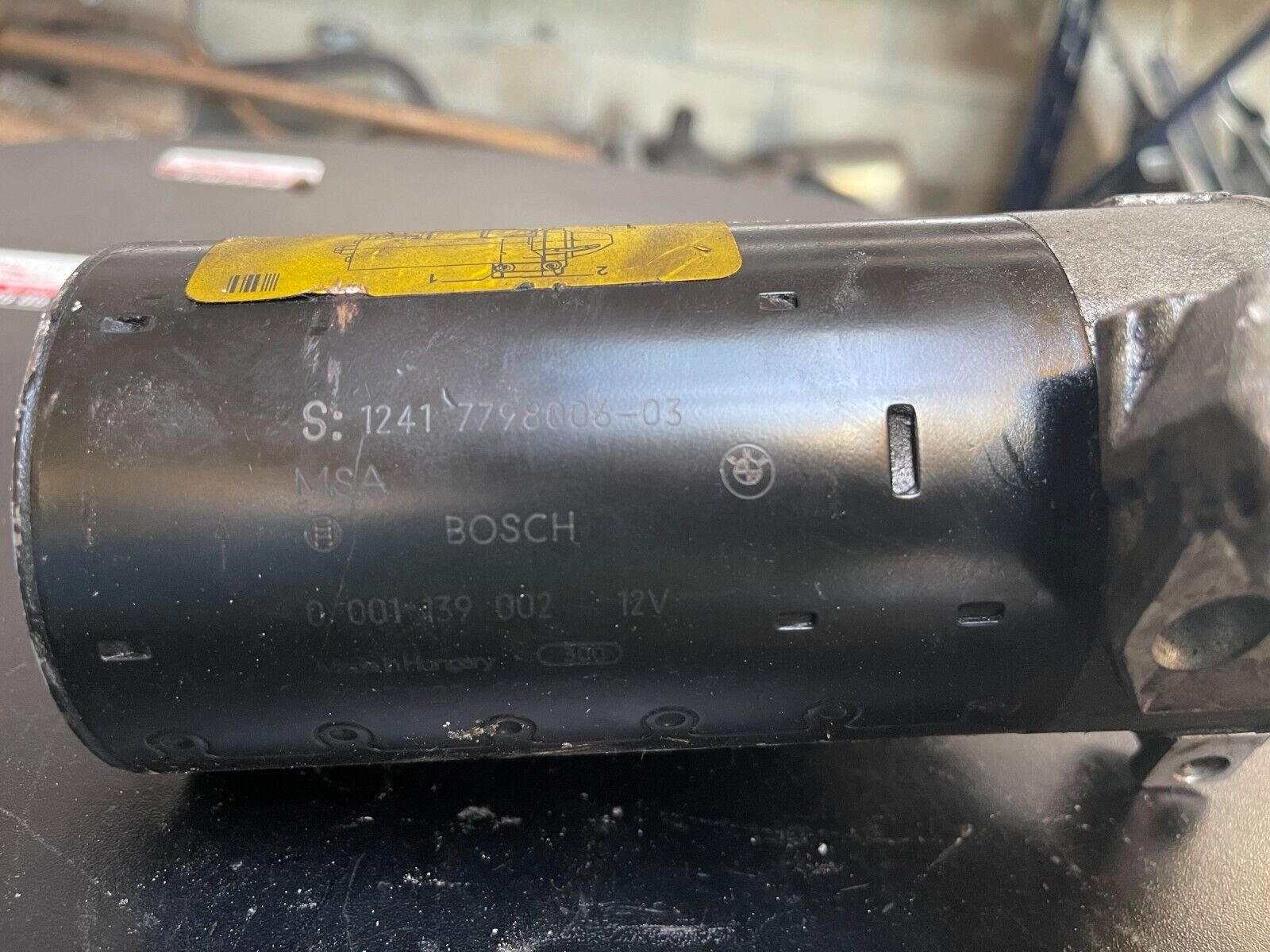 DEMARREUR BMW SERI 1 2.0D 177CH REFERENCE: 7798006-03