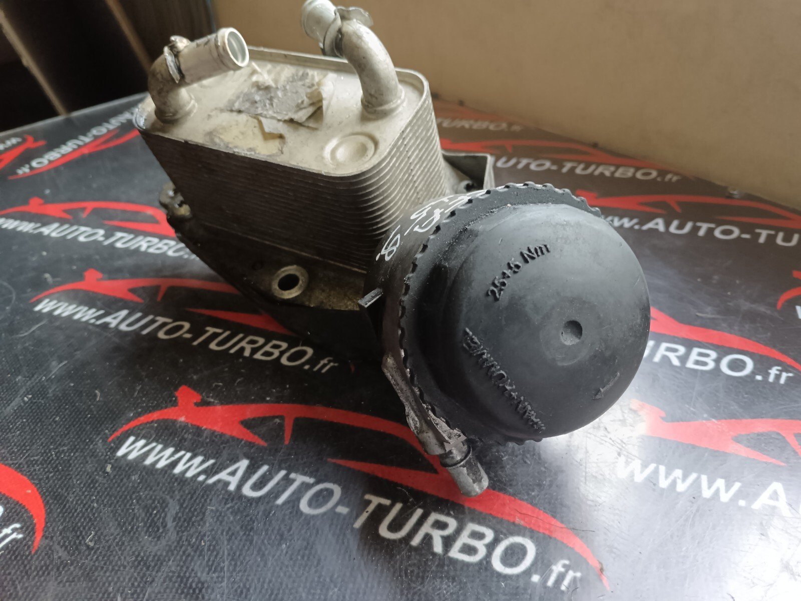 SUPPORT FILTRE A HUILE AVEC REFROIDISSEUR ALFA 159 1.9JTDM REFERENCE: 6740273386