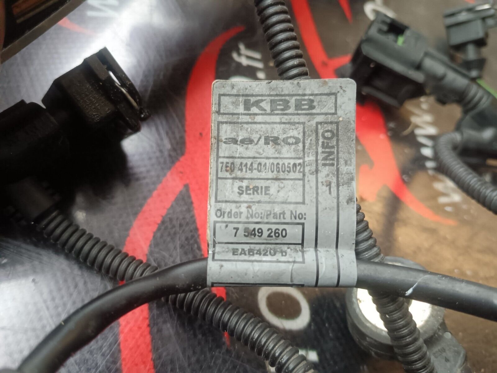 FAISCEAU MOTEUR  BMW SERIE 120 I E87 7549260