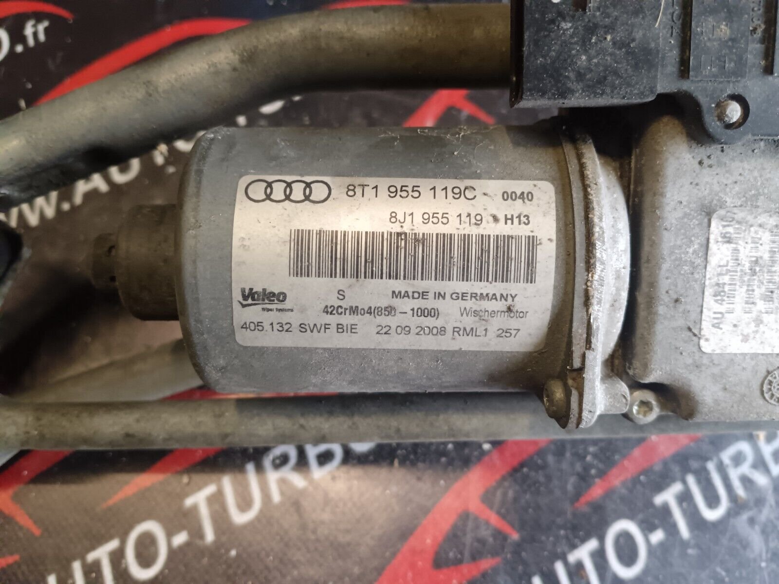 MOTEUR ESSUIE GLACE AUDI A5 REFERENCE 8T1955119C