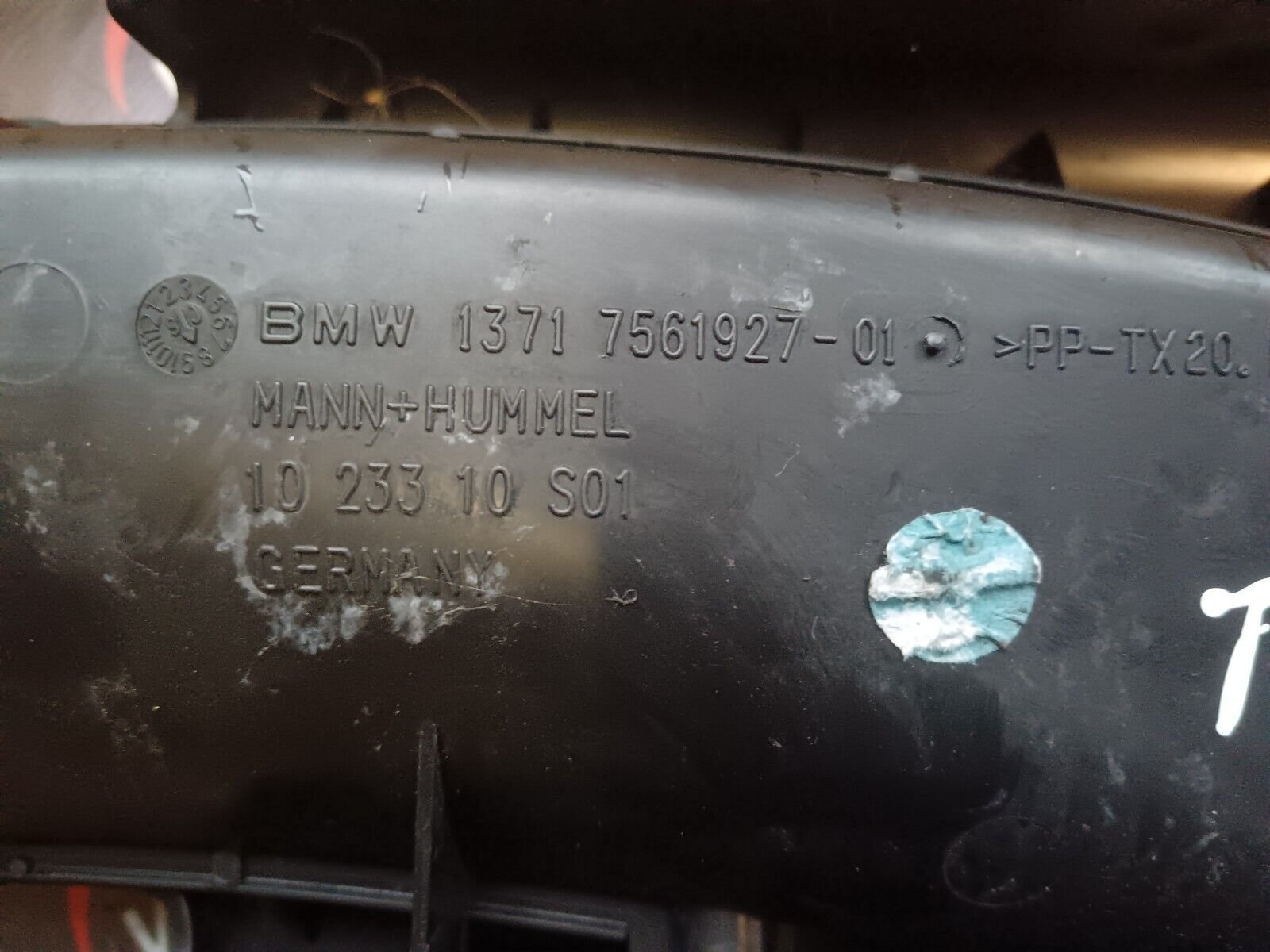 CACHE ADMISSION BMW SERIE 1 120i 150CH REFERENCE: 7561927