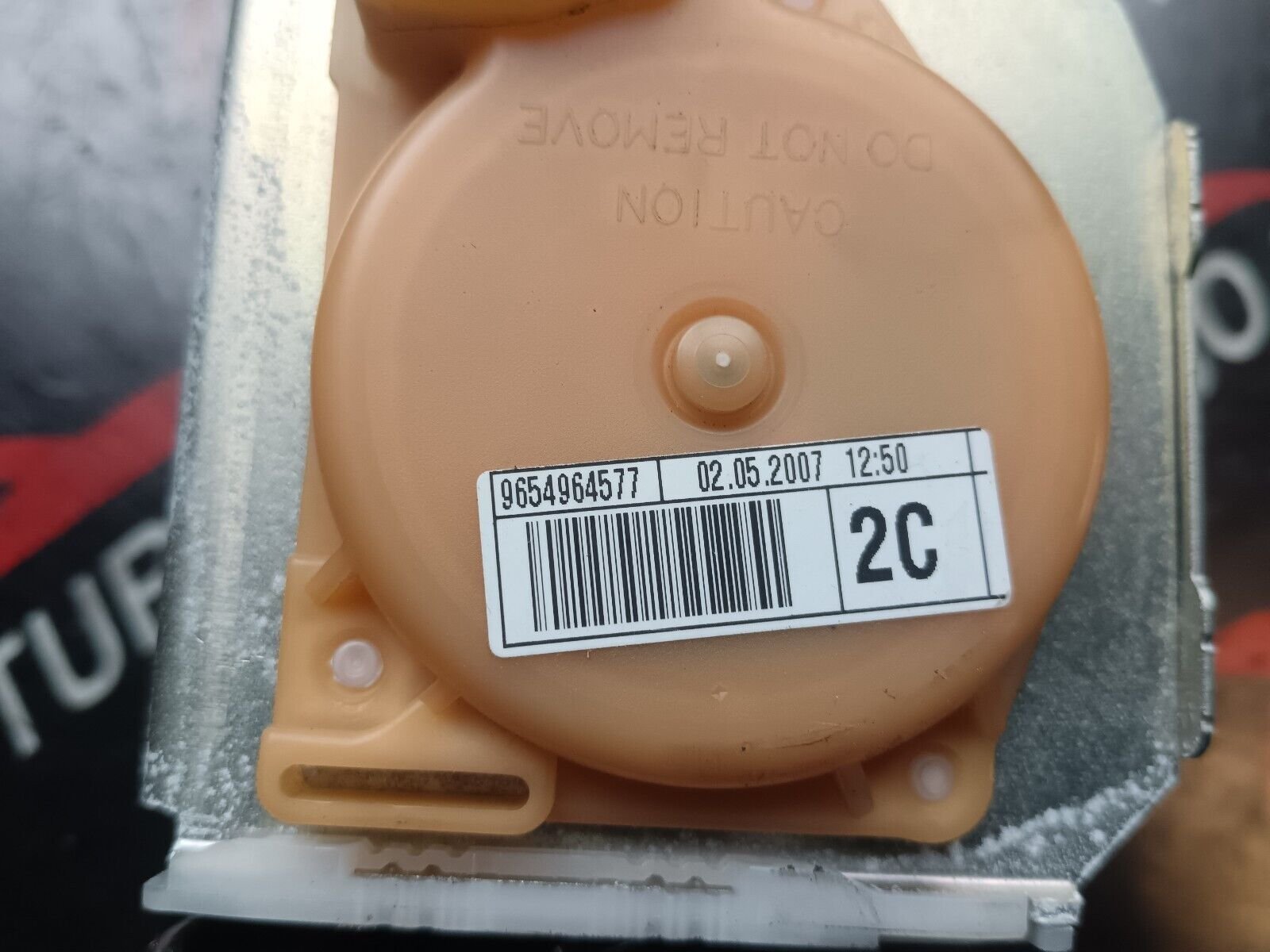 CEINTURE DE SECURITE ARRIERE CENTRALE CITROEN C4 PICASSO REFERENCE: 9654964577