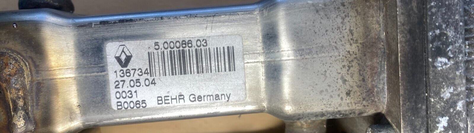 8200360566A H 7700 107 471 REFROIDISSEUR VANNE EGR  POUR RENAULT 1.9 DCI