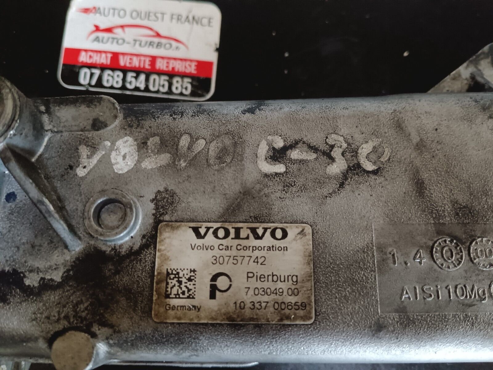REFROIDISSEUR EGR VOLVO C 30, S 80, V60 REFERENCE: 30757742
