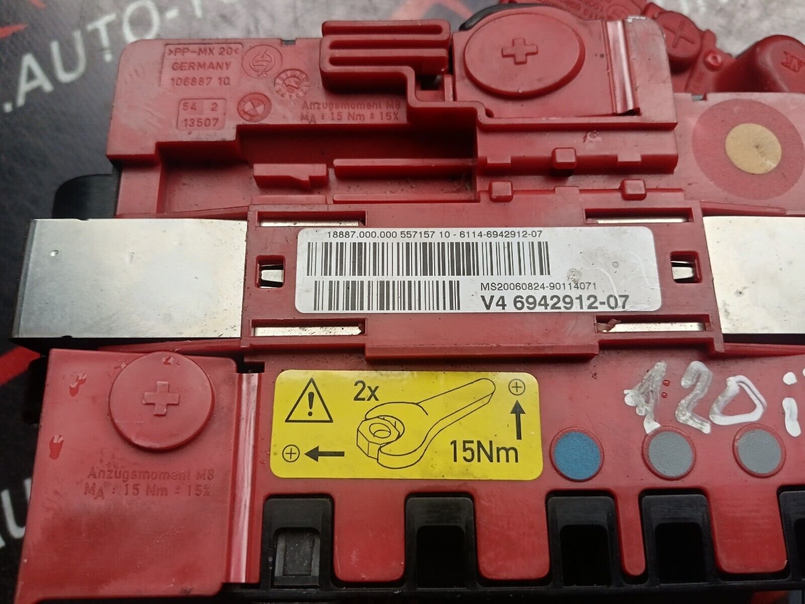 CABLE BATTERIE BMW SERIE 1 120i REFERENCE: 6988975