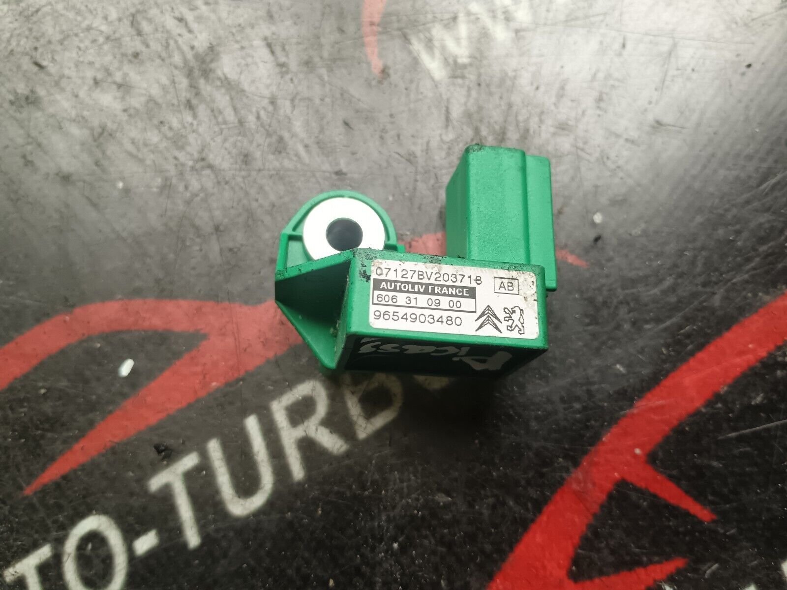 CAPTEUR AIRBAG AVANT GAUCHE CITROEN C4 PICASSO REFERENCE: 9654903480