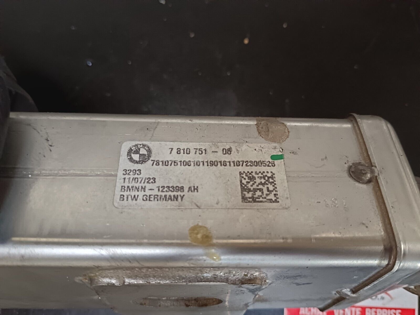 REFROIDISSEUR EGR BMW F10 520D REFERENCE:7810751