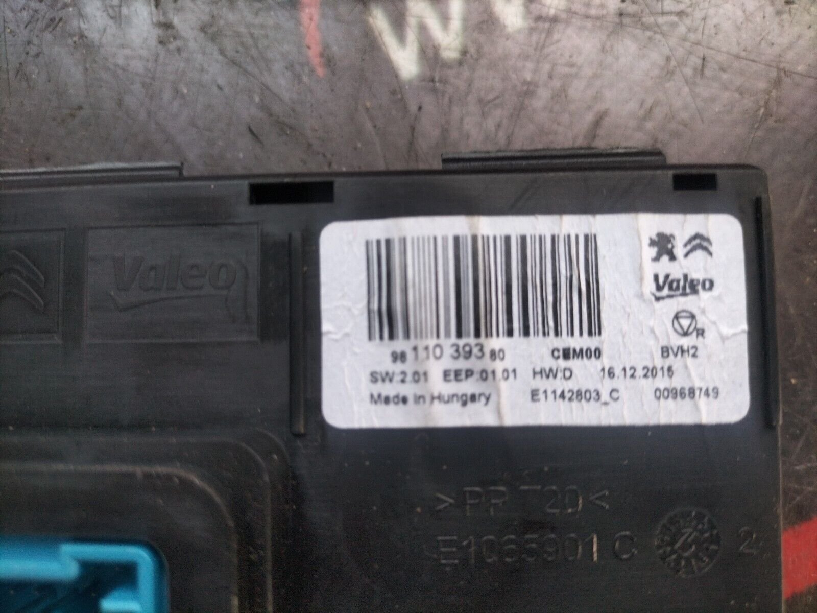 CALCULATEUR CLIMATISATION PEUGEOT 308 PHASE 2 9811039380