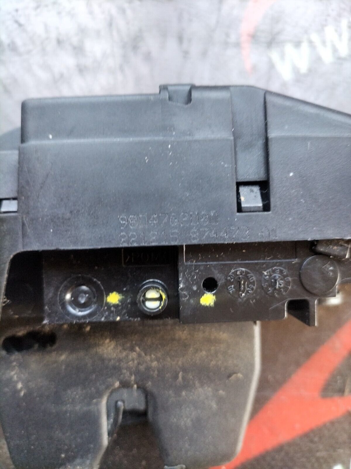 SERRURE DE COFFRE  PEUGEOT 308 PHASE 2 9804762080