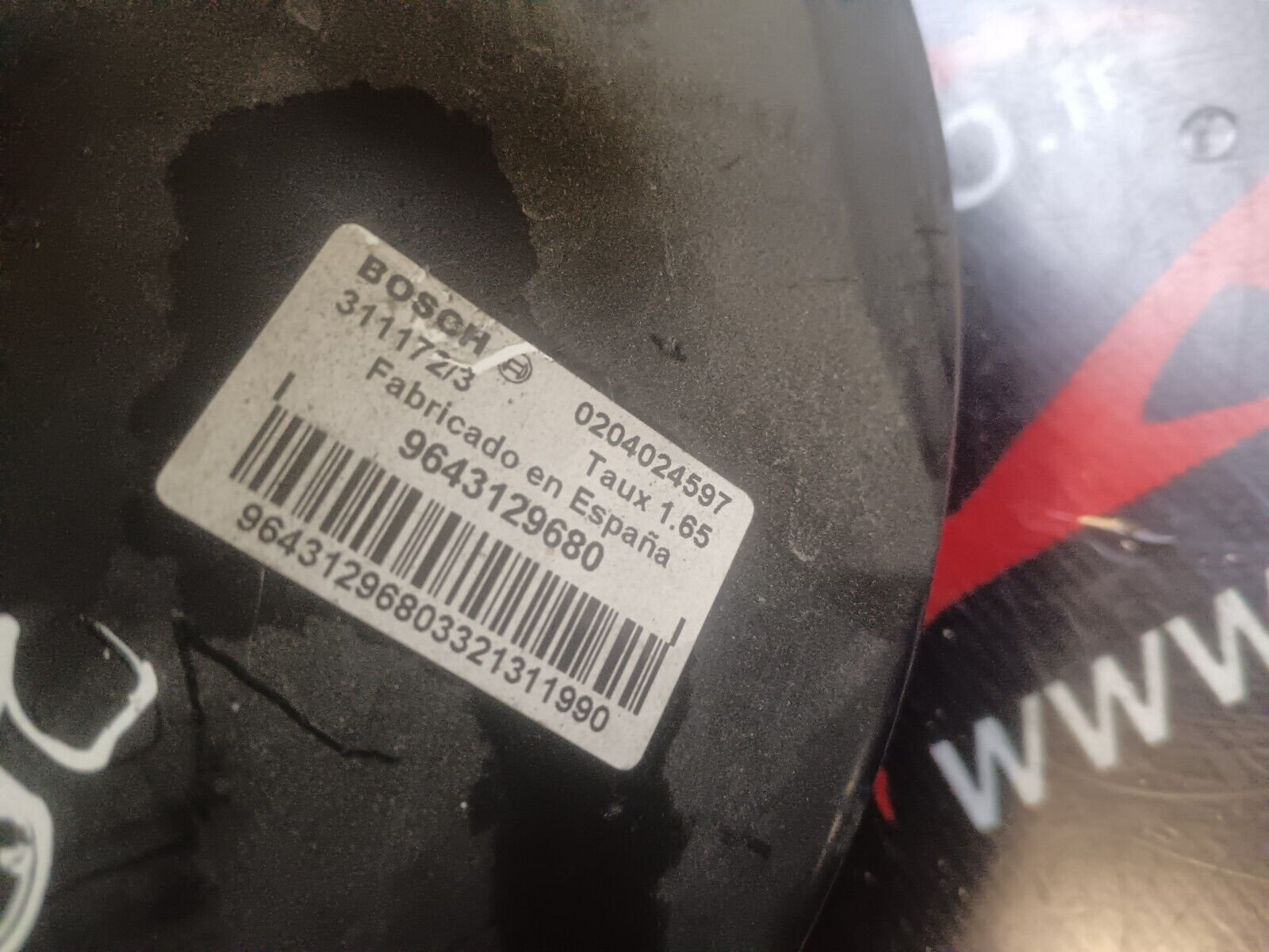 SERVO FRIN PEUGEOT 307cc ESSENCE REFERENCE: 9643129680