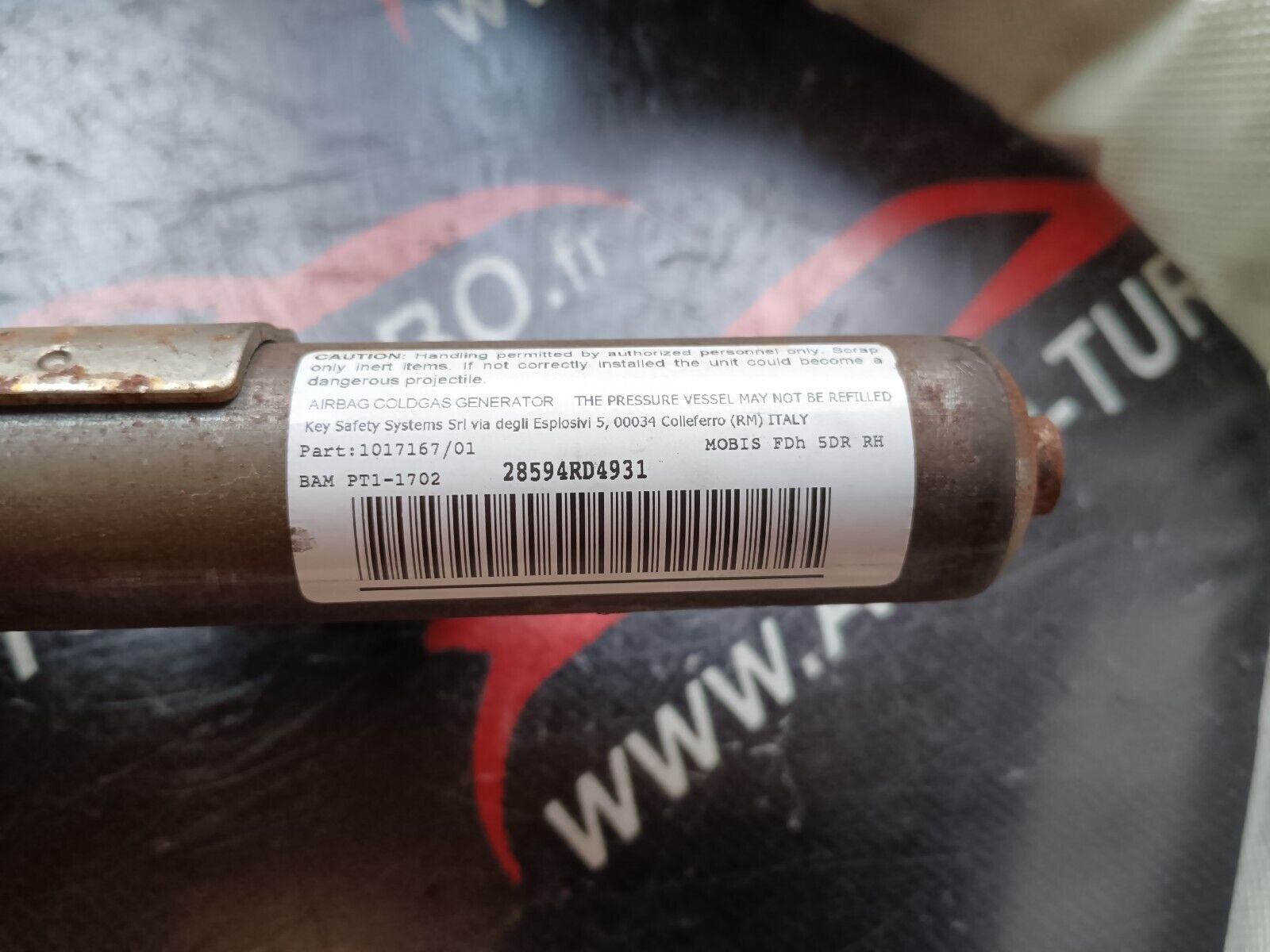 AIRBAG LATERAL DROIT  HYUNDAI i30 1.6CRDI 90CH REFERENCE: 850202R000