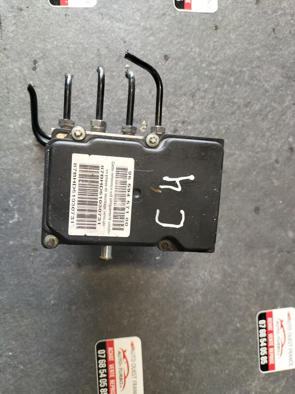 BLOCK ABS CITROEN C4 1.6 HDI 90 CH BOSCH 0265231486, 9649988280