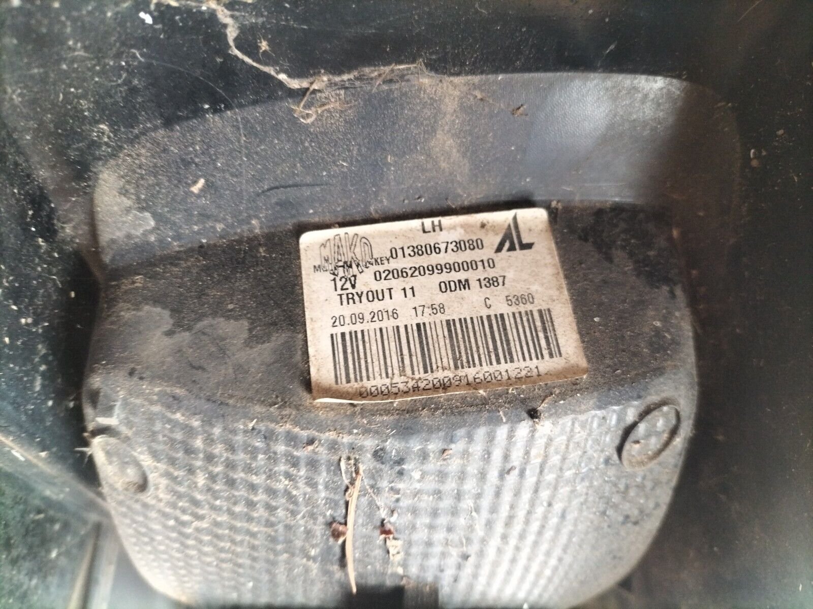 FEUX ARRIERE GAUCHE PSA FIAT FORD BOXER JUMPER DUCATO TRANSIT 01380673080