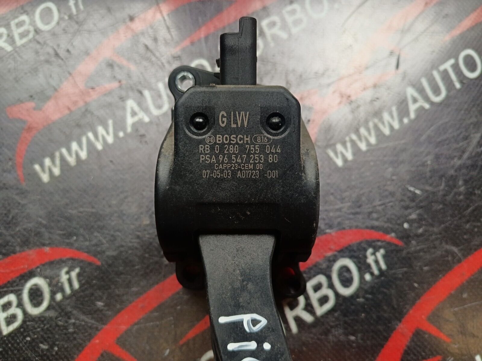 PEDALIER D'ACCELERATEUR CITROEN C4 PICASSO REFERENCE: 9660934580