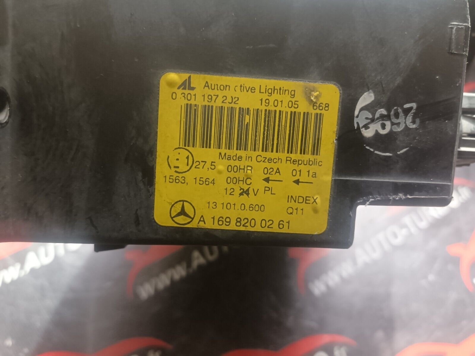 PHARE AVANT DROIT MERCEDES CLASSE A REFERENCE: A1698200261