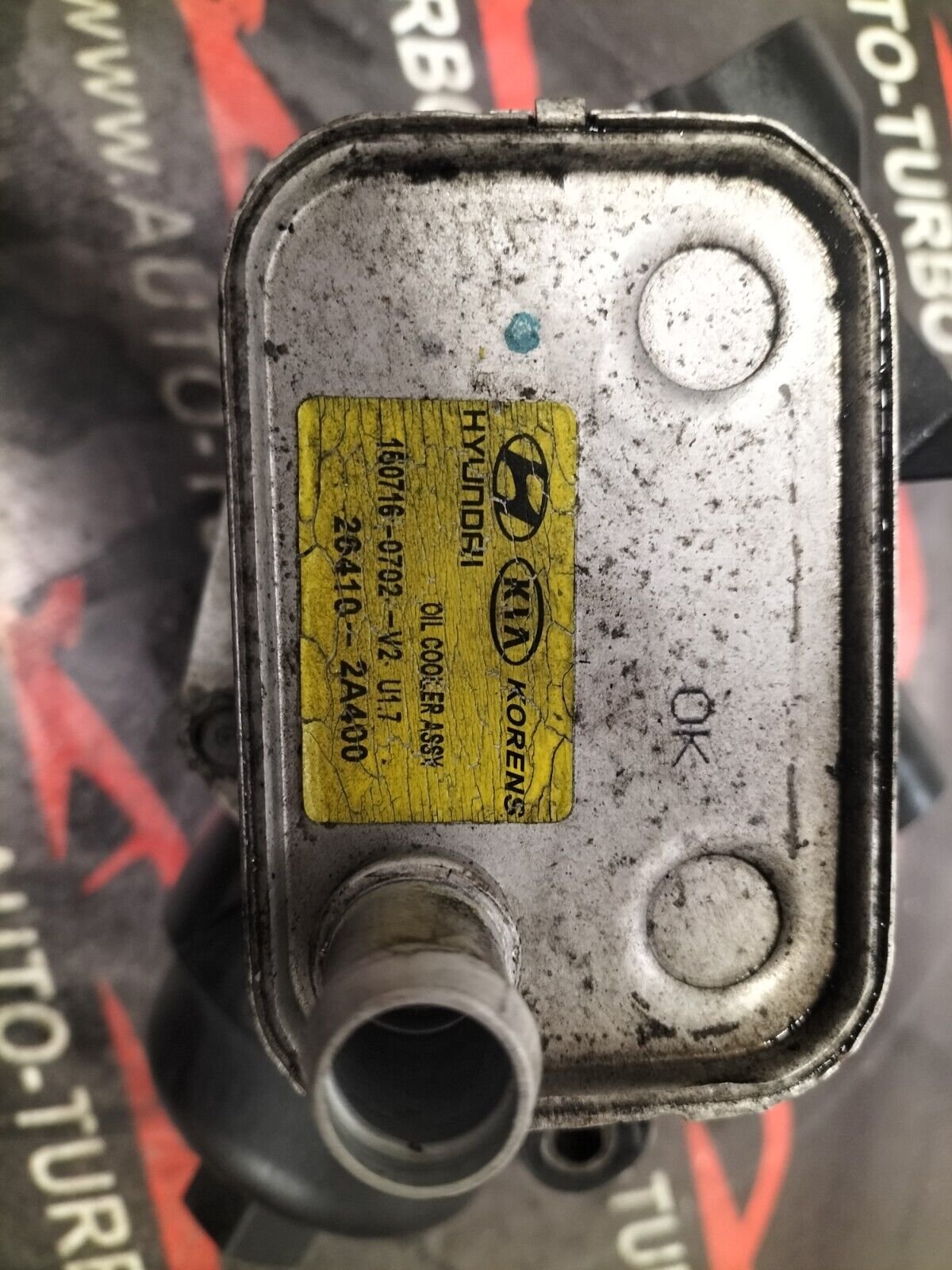 REFROIDISSEUR FILTRE A HUILE  KIA OPTIMA 1.7 CRDI CAT 26400-2A900