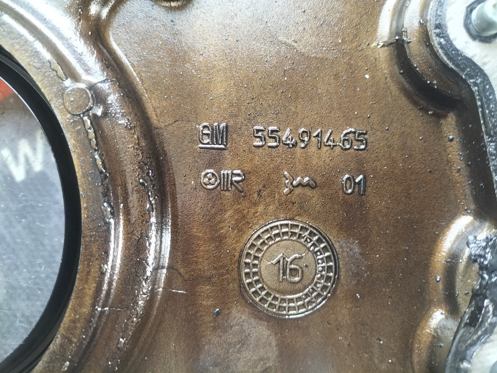 CACHE COUVERCLE DISTRIBUTION OPEL 1.6 CDTI B16DTH LVL 555574202 , 55491465