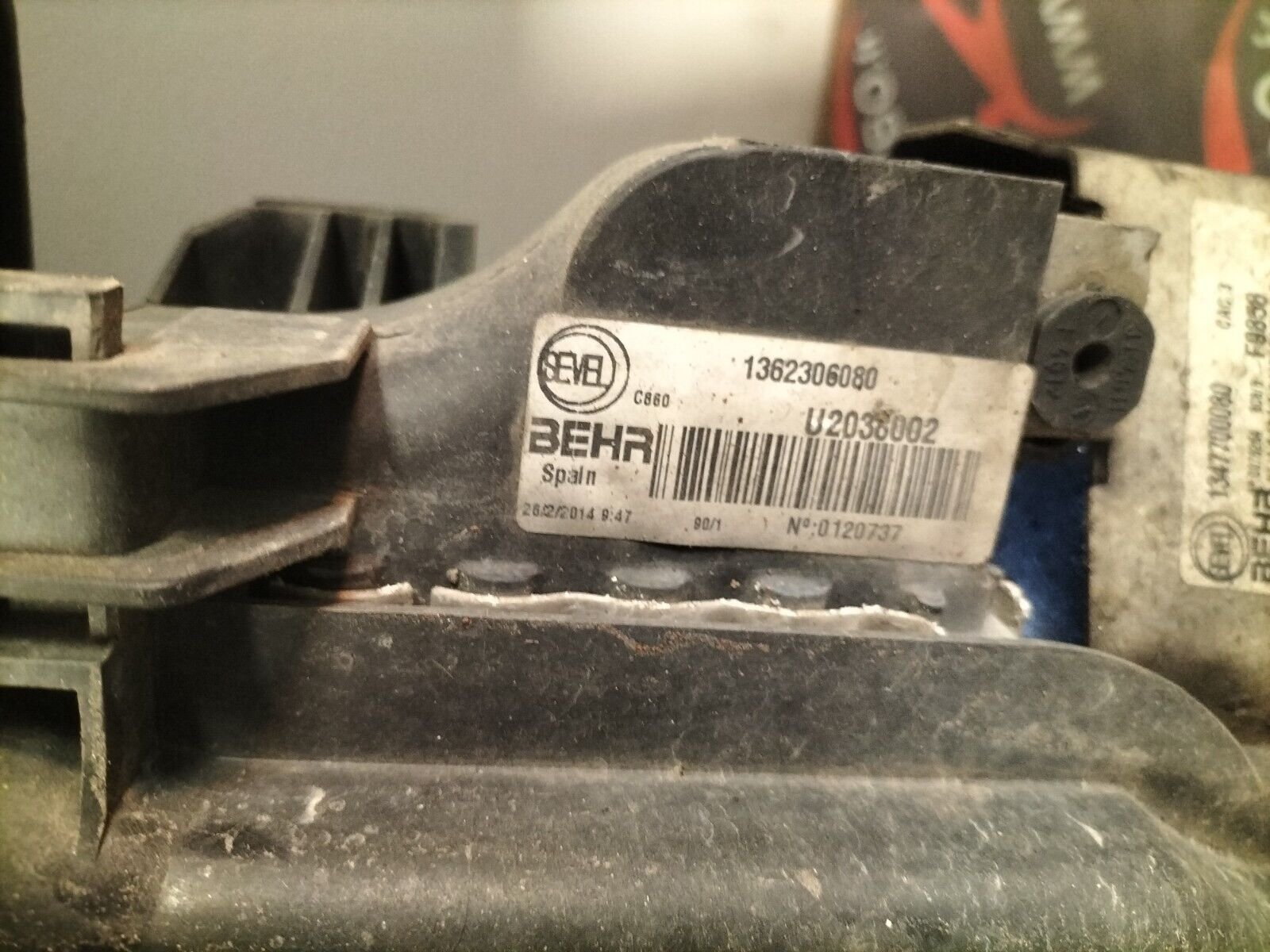 RADIATEUR VENTILATEUR MOTEUR CITROEN JUMPER 2.2 HDI 1358017080, 1362306080