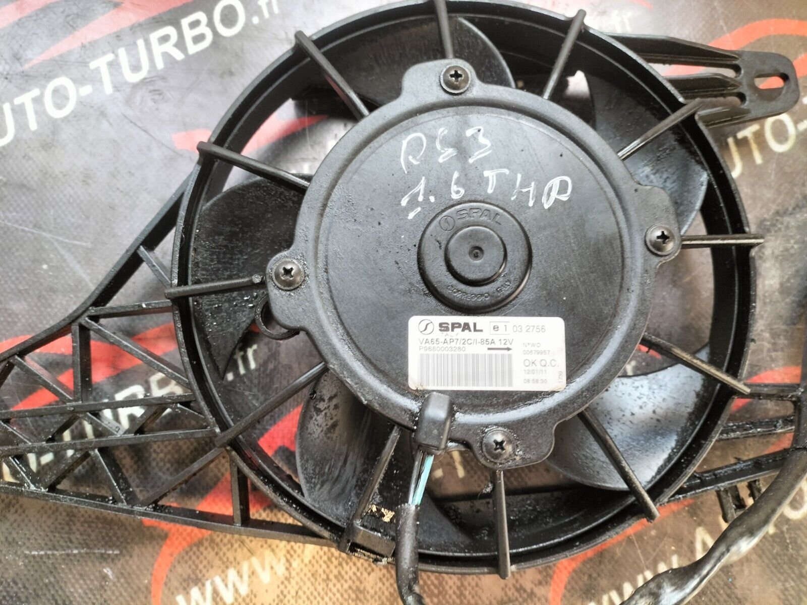 VENTILATEUR DE REFROIDISSEMENT INTERCOOLER  CITROEN DS3 1.6 THP 9680003280